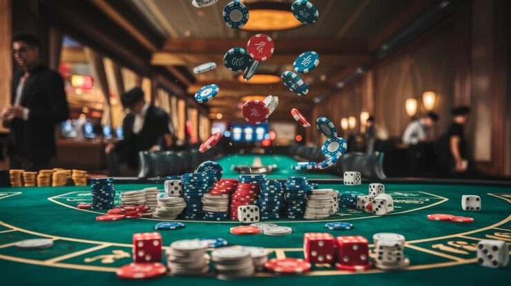 Mobile betting interface for live baccarat